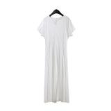 2025 THE MIND Design Temperament Dress 2025 Summer New Korean Version Simple High Waist Skinny Long Dress T293