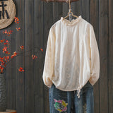 Jacquard embroidered lace top  summer new Korean version with hem and thin pullover princess sunscreen shirt
