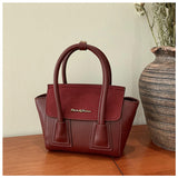2025 popular new creative matte splicing handbag fashionable high-end texture messenger bag casual versatile bag women