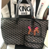 HULIANFU Korean dog tooth bag Popular trade women's bag large capacity tote bag shoulder dumpling bag large shopping bag portable mother and child bag
