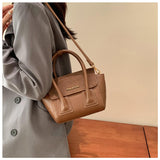 2025 popular new creative matte splicing handbag fashionable high-end texture messenger bag casual versatile bag women