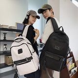 2025 Trend Student School Bag Male Large Capacity High School Student Leisure Backpack College Student Light Leisure Travel Backpack