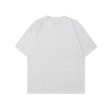 WT557 n summer gender-neutral street tide high-end letter garbled design loose men's crew neck short-sleeved T-shirt