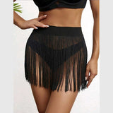 2025Popular, , spring and summer beach fringed small skirt swimsuit bikini skirt seaside vacation beach skirt women