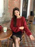 2025 Thirteen Lines popular Autumn New Pearl Temperament Elegant Australian Wool Knitted Sweater Versatile Sweater 25195