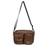 HULIANFU 2025 Casual messenger bag fashion outdoor sports Korean version small square bag simple design sense backpack Japanese ins shoulder bag