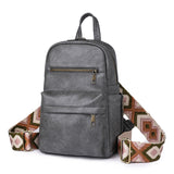 HULIANFU 2025 popular new women's backpack, 2025 retro fashion women's bag,  hot-selling commuter breast bag, backpack.