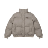 CT270 n retro popular autumn and winter trend PU leather bread clothes embroidered thickened warm men's and women's cotton clothes jacket