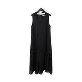 2025 THE MIND polka dot splicing vest skirt 2025 summer new Korean version loose V-neck sleeveless dress T5055X