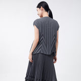 2025 short-sleeved T-shirt women's clothing 2025 new solid color simple and versatile loose and thin commuter jumper top