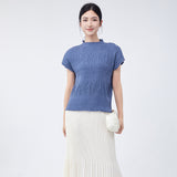 2025 short-sleeved t-shirt women's summer 2025 new loose solid color simple temperament commuter versatile top Popular style
