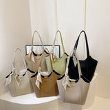 2025 Tote bag popular new high-end versatile underarm fashion bucket bag large capacity simple shoulder bag women's bag