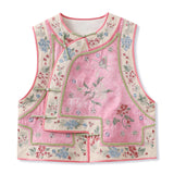 new Chinese style high-end light luxury Guochao fashion embroidery jacquard design sense loose vest M8033