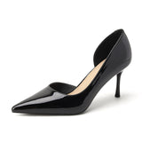 2025 966-A5 pointed thin heel high heels women's summer new side empty high heel single shoes women's  not tired feet women's shoes