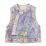 new Chinese style high-end light luxury Guochao fashion embroidery jacquard design sense loose vest M8033