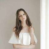 2025 Daily White Waist Fishtail Slim Fit Light Wedding Dress Wedding Bridesmaid Dress Banquet Host