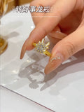 Niche design turns a good thing dragon ring, femininity smart and rotatable natal year ring, light luxury index finger ring