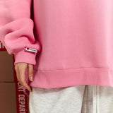 2025 round neck sweet and spicy style letter sticker embroidered sweater women's 2025n retro fashion style pullover sweater women's wholesale