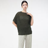 2025 A piece of hair delivery women's clothing supply 2025 summer new round neck loose bat sleeve thin versatile  short-sleeved T-shirt