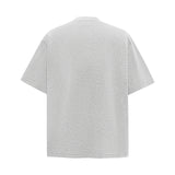 9718 n Street Retro Neutral Space Cotton Deconstruction Premium Sense Solid Color Design Men's Loose Short Sleeve T-Shirt