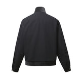 K40 n Vintage  Spring Neutral Street Python Pattern Splicing Premium Men's Loose Jacket