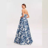 HULIANFU popular New new spring and summer off-the-shoulder 2025 women's clothing three-dimensional tailoring fairy long temperament evening dress dress