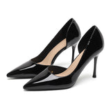 2025 966-A5 pointed thin heel high heels women's summer new side empty high heel single shoes women's  not tired feet women's shoes