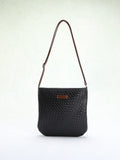 HULIANFU 2025 Women's bag new New style solid color PU woven pattern embossed casual shoulder bag fashionable  women's messenger bag