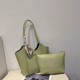 2025 Tote bag popular new high-end versatile underarm fashion bucket bag large capacity simple shoulder bag women's bag