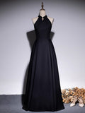 2025 Black evening dress female  new  high sense adult piano performance cello solo performance graduation