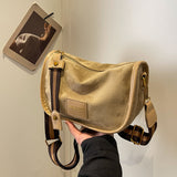 HULIANFU 2025 Autumn and winter fashion matte bag women's new popular autumn and winter retro texture dumpling bag niche casual shoulder bag