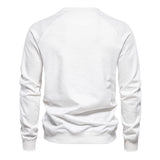 HULIANFU 2025 popular spring and autumn new leading sweater Popular trade men's loose casual solid color round neck pullover sweater trendy men