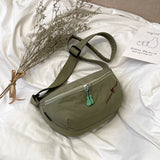 HULIANFU 2025 Spring  New Casual Messenger Bag Popular Burgundy Red Angora Burgundy Red Breast Bag Women