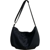HULIANFU 2025 popular niche high-end pleated bag women's bag casual shoulder bag messenger bag fashionable street simple solid color bag