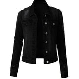 2025 2025 Popular trade New explosion Slim-fit ripped denim top women