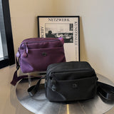 HULIANFU 2025 Crossbody bag women's popular autumn new trendy small square bag light sports wind small satchel underarm shoulder bag Bags