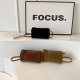 HULIANFU 2025 This year, Boston bags are popular, autumn and winter retro popular new niche design messenger bags, women's matte cylinder bags.