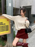 2025 Thirteen Lines popular Autumn New Pearl Temperament Elegant Australian Wool Knitted Sweater Versatile Sweater 25195
