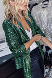 HULIANFU popular 2025 New new models,  wish women's sequined long-sleeved autumn and winter temperament small blazer