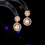 2025 retro simple and elegant temperament earrings women's s925 silver needle niche design high-end new pearl earrings