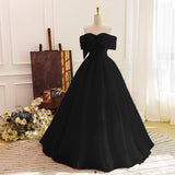 2025 Satin light wedding dress, simple and sweet bow, one-word shoulder art test, thin and uniform host banquet evening dress woman