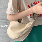 HULIANFU 2025 new dumpling bag spring and summer new casual simple messenger bag fashionable versatile light underarm bag women