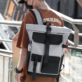 2025  backpack business commuter men's backpack simple fashion trend Korean version student travel schoolbag computer bag