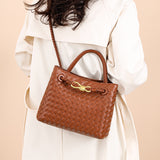 2025 Handbags Hot-selling woven messenger women's bags New fashion high-end bags Commuter large-capacity women's shoulder bags