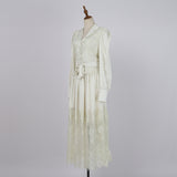 Commuter light and familiar style suit skirt  new Korean wear lace splicing gentle and sweet Hong Kong style two-piece set