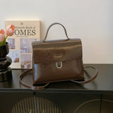 2025 popular new niche design women's bag fashionable texture women's handbag high-end backpack simple casual bag