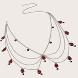 2025 Cute Ladies Acrylic Water Drop Pendant Suitable for Wedding Parties Daily Parties Birthday Wear