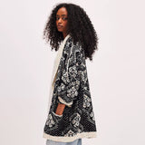 2025Popular and  popular winter sweater women, casual commuting single-breasted V-neck cardigan long-sleeved square knitted cardigan top