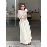 2025 THE MIND lace skirt 2025 summer Korean simple temperament elegant and versatile A-shaped skirt 017AX