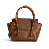 2025 popular new creative matte splicing handbag fashionable high-end texture messenger bag casual versatile bag women